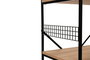 Hanah Home Anemon Armario Multiusos Negro y Pino